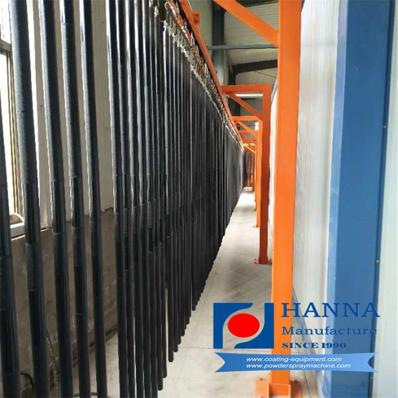 High quality/High cost performance  Coat Equipment Wrought Iron Sprayed Powder Coating Line
