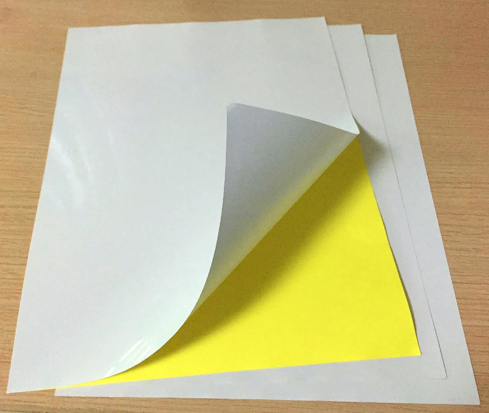 Top Coated Custom Size Self Adhesive Sticker Paper Semi Glossy Label Direct Thermal Label Jumbo Roll