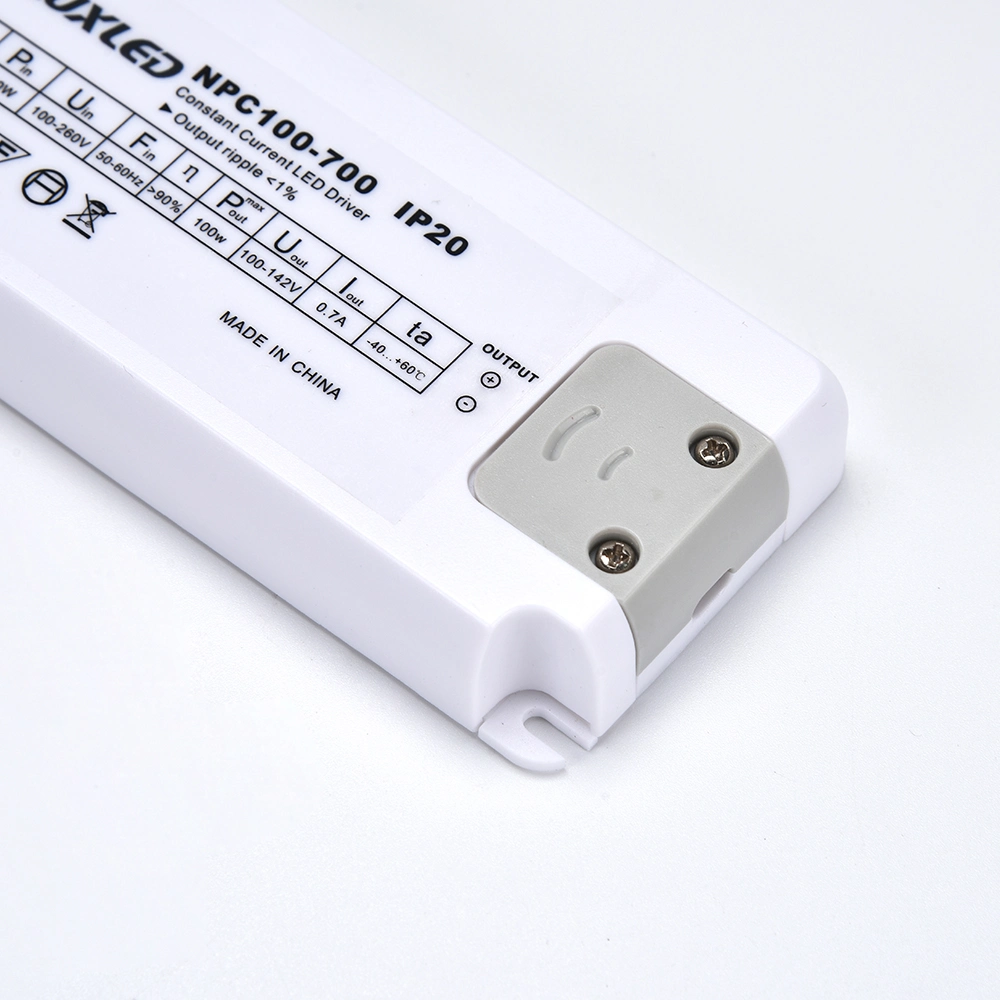 Ultra Thin LED Driver 20W 36-84VDC 240mA Alimentation sans scintillement IP20