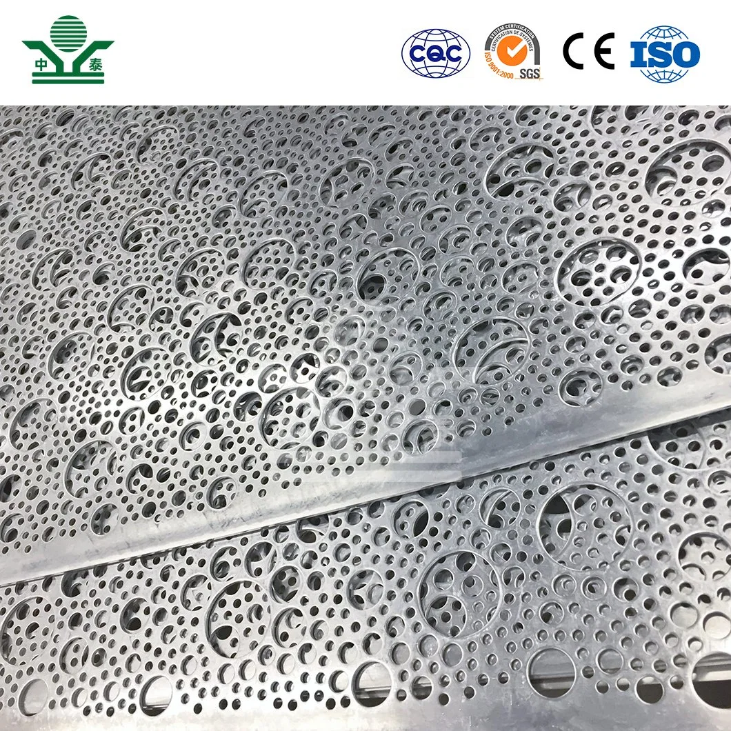 Zhongtai Stair Railing Perforated Metal Mesh China Mayorista/Proveedors Acero inoxidable Chapa perforada 2mm aluminio Metal material Chapa perforada Acero