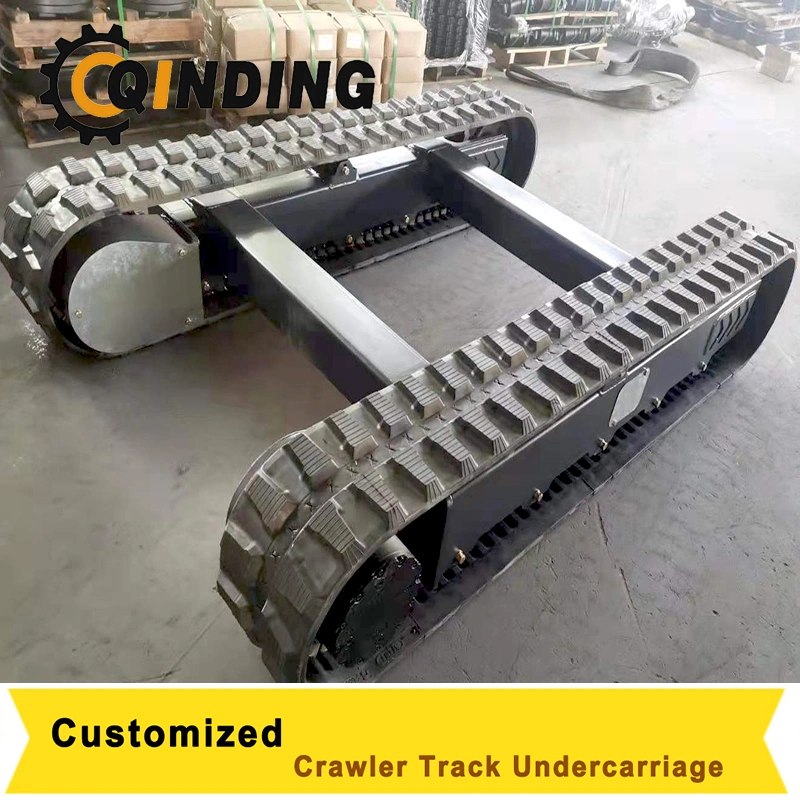 Custom Hydraulic 5-10 Ton Crawler Track Undercarriage System for Drilling Rig Equipment