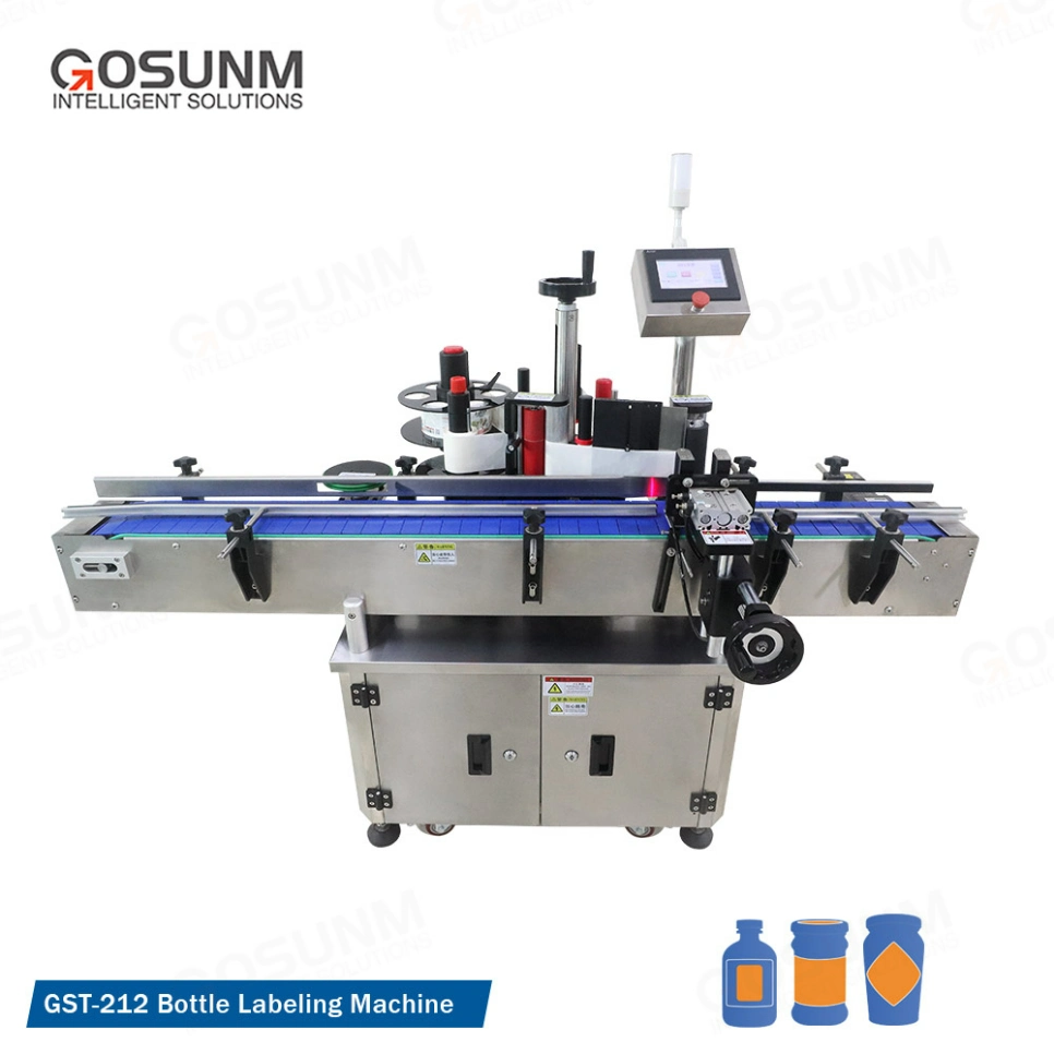 Labellers with 1mm Accuracy Industrial Sticker Machine 2023 Latest Generation Bottle Labeling Machine