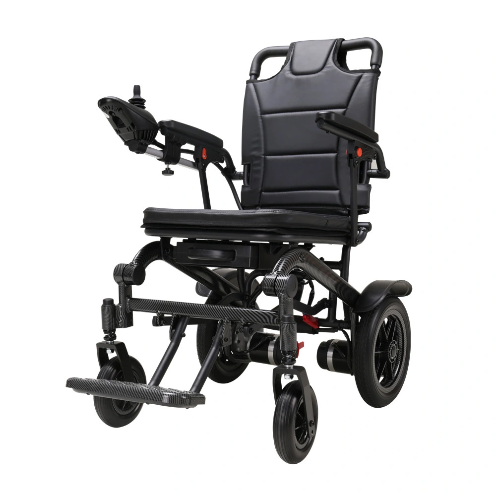 Outdoor Aluminum Lightweight Electric Power Wheelchair with Quick Release Battery