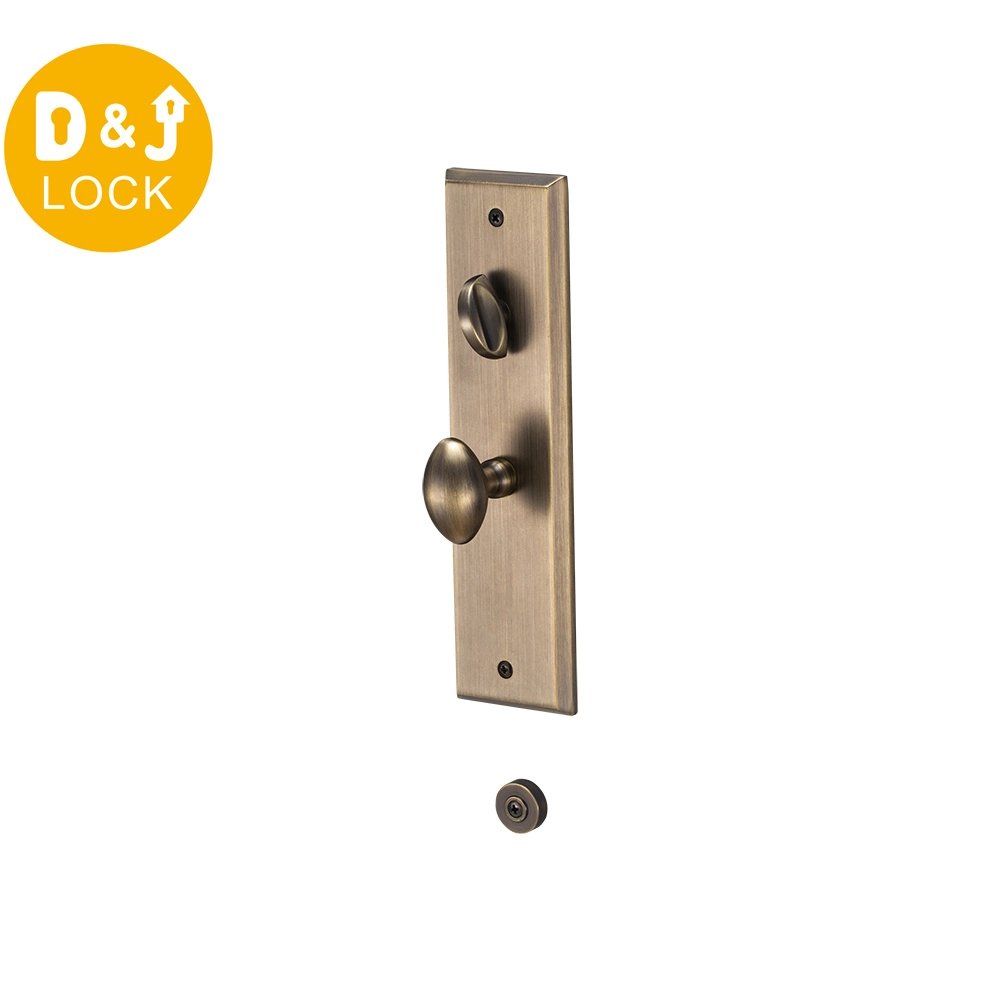 Simple Solid Zinc Alloy Keys Handle Mechanical Door Lock