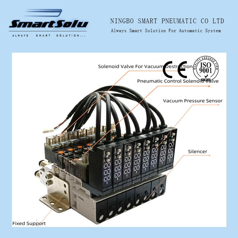 SMC Type Compact Spare Parts High Quality Pneumatic Vacuum Generator