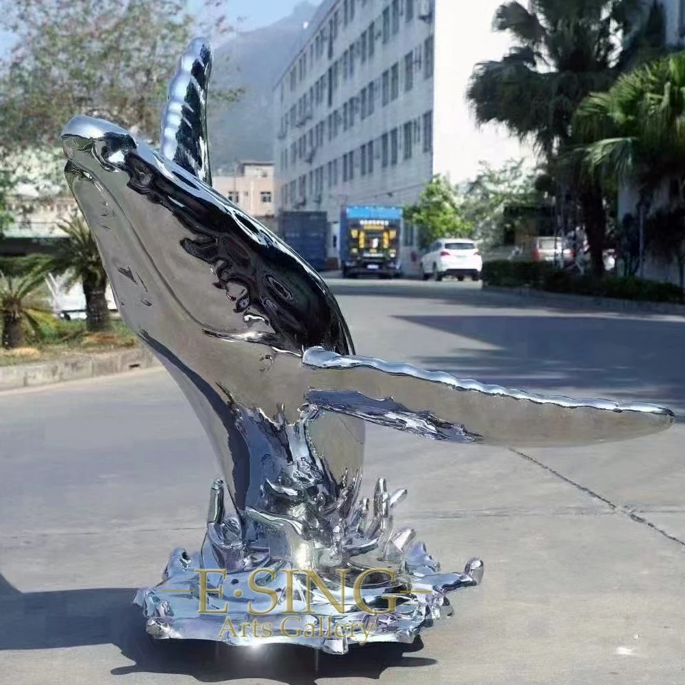 Cidade moderna decorativa Swan escultura de Aço Inoxidável Escultura par para venda