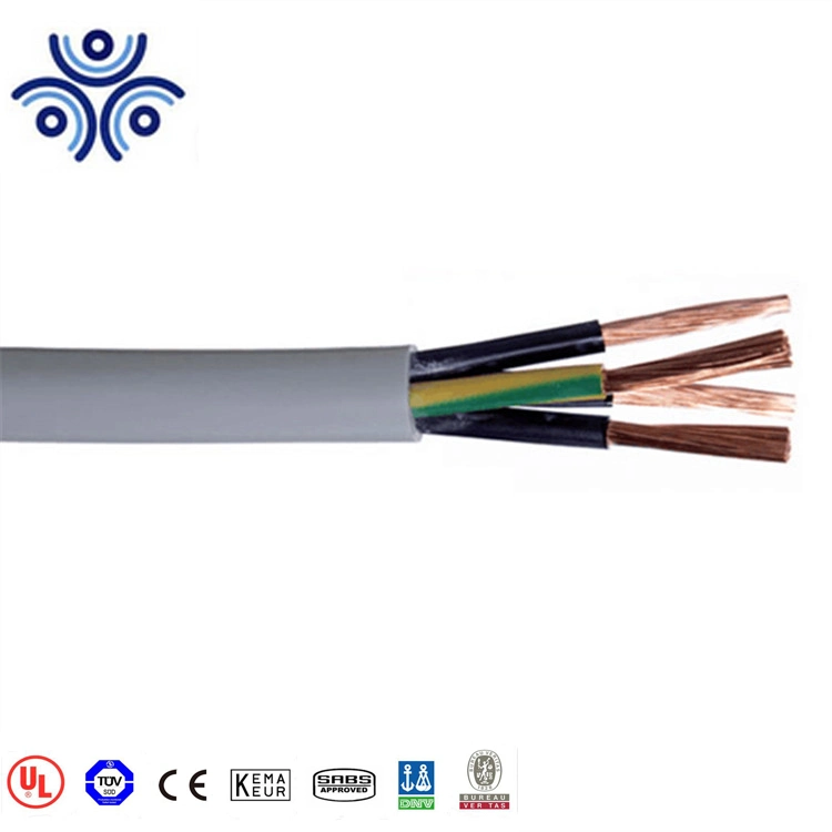 La norma IEC Copper-Core aislamiento XLPE y funda de PVC resistente al fuego de cinta llama los cables de control 450/750V