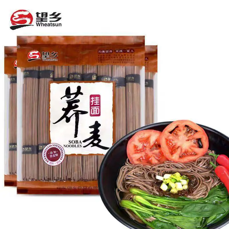 Os grãos da marca Wheatsun Udon Ramen Macarrão Soba Trigo mourisco Aletria Dry