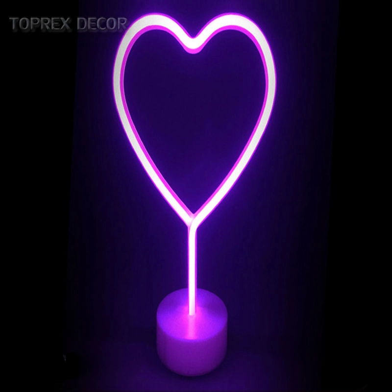 Amazon Choice LED operado a bateria Hotel Table Heart LED Strips