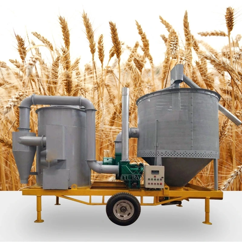 Mobile Rice Parboiling and Drying Machine Wheat Rice Grain Dryer in Kenya