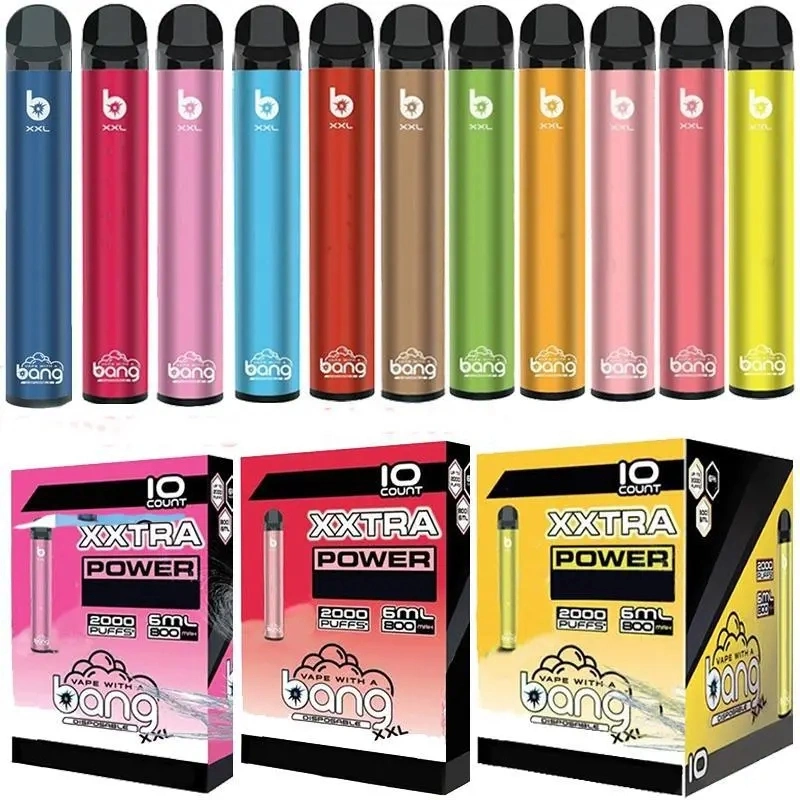 Cigarrillo electrónico Bang XXL VAPE Pen 2000 Puffs 3,5 ml Batería de 650 mAh