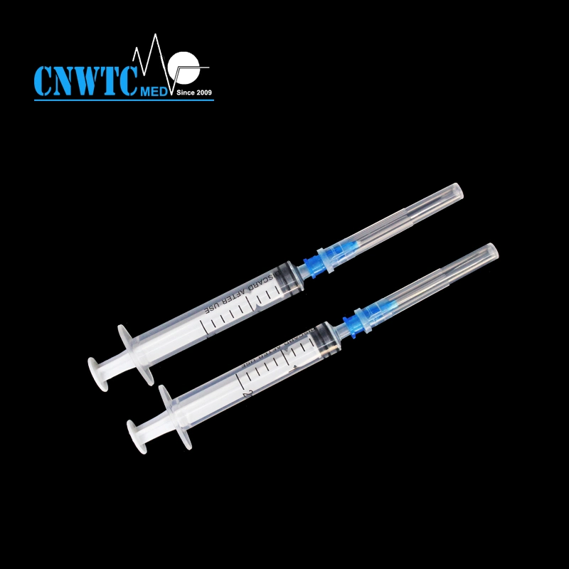 Medical Disposables Syringe Hospital Sterile Syringe with Needle Luer Slip