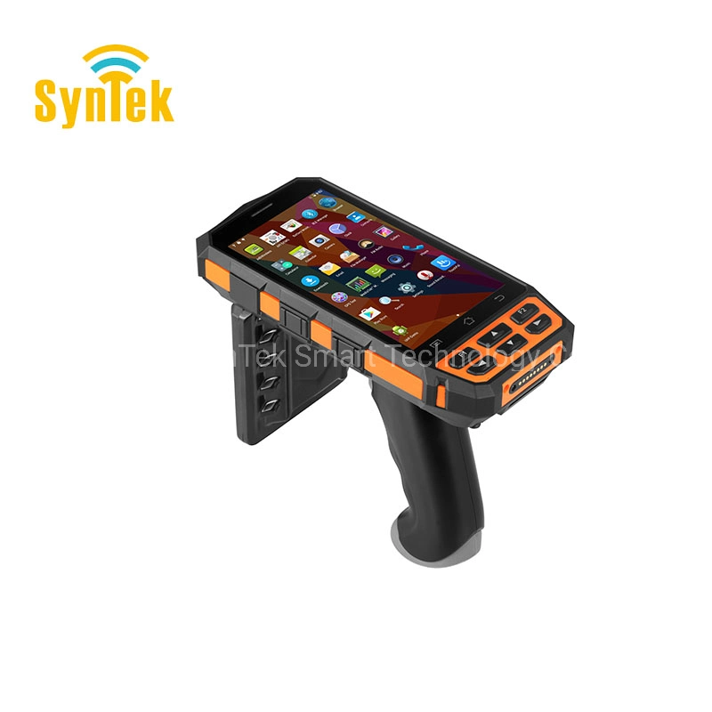 Outdoor Wireless Android PDA Lf Handheld RFID Reader 125kzh with Biometric Fingerprint Reader