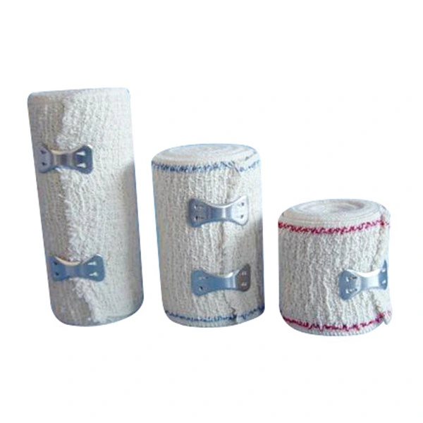 Wholesale/Supplier Disposable Medical Supplies Elastic 100% Pure Cotton Crepe Bandages with CE&ISO