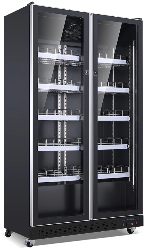 New Style Supermarket Commercial Drinks Refrigerator Display Cooler Wine Showcase