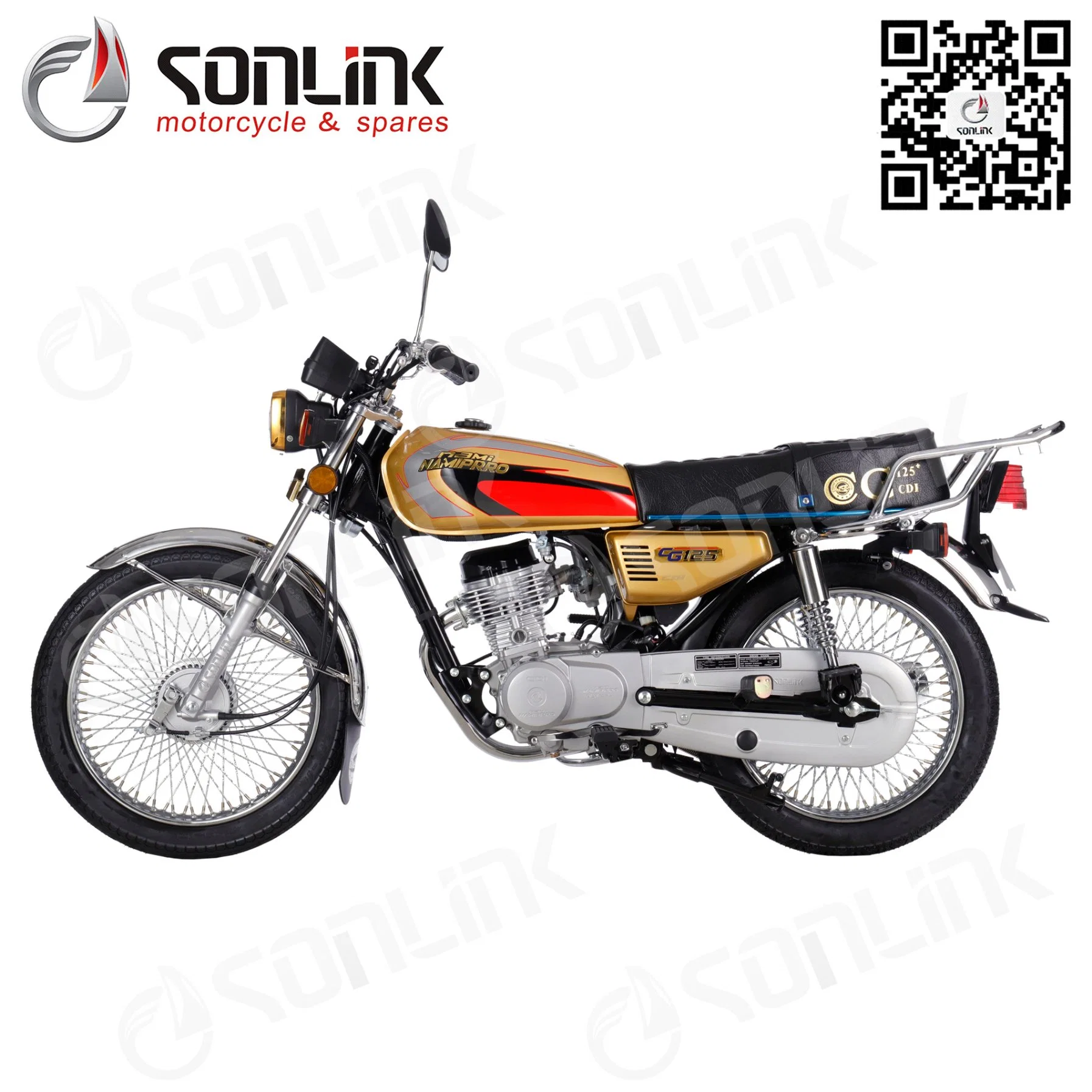 125cc150cc 200cc Engine New Cg Model Alloy Two Wheel Oil-Saving Street Racing Moto/Motorcycle/Moterbike (SL125-F)