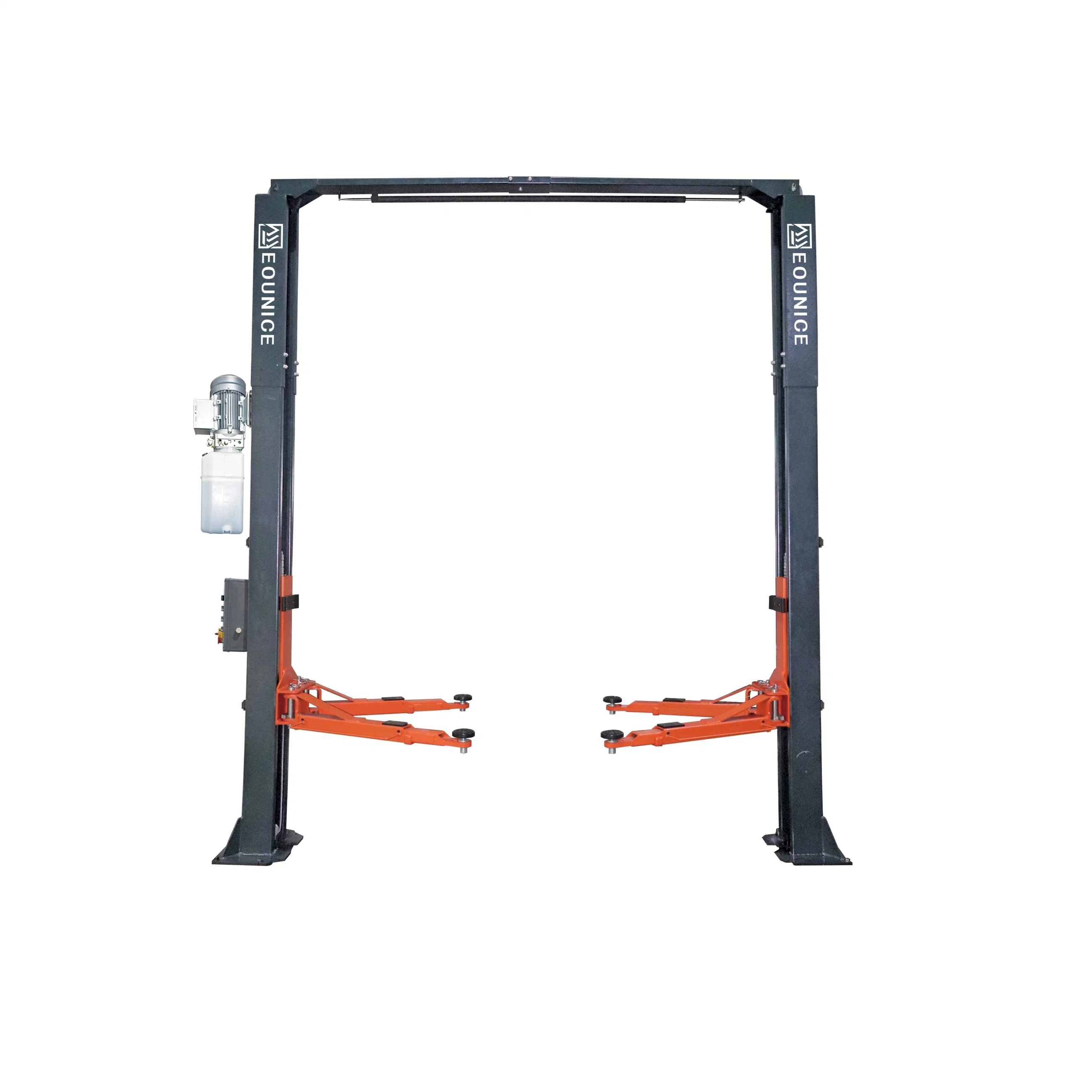 Clear Floor Electric Release Two Post Lift for Automobile Garage Repair Auto Lift