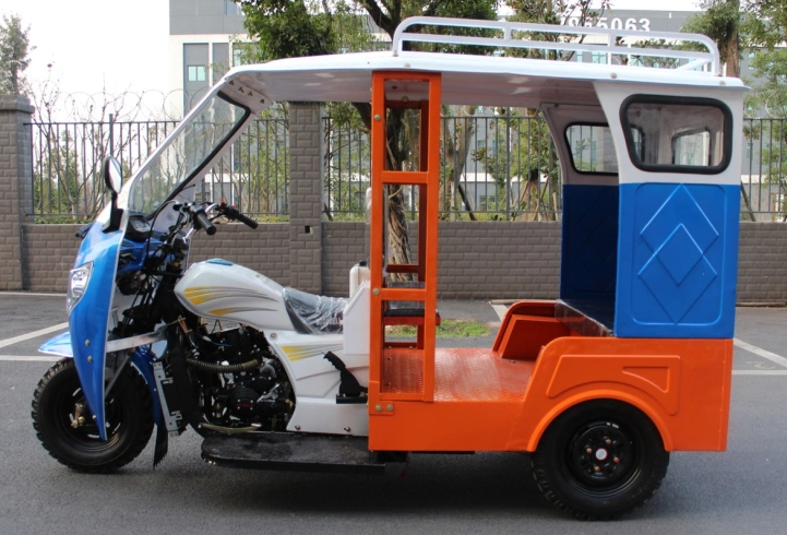 Auto Rickshaw 200cc Motor de Refrigeração a Água Triciclo Táxi Moto de Terra Bajaj Auto