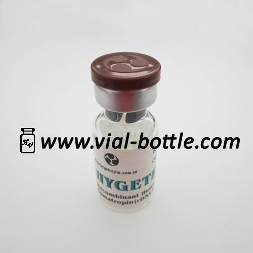 Black Image and Products Name Print on Glass Vial 10ml