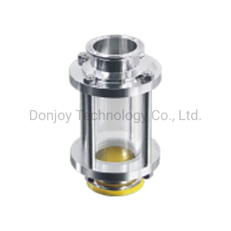 Stainless Steel Welded Tubular Sight Glass With Tempered Glass