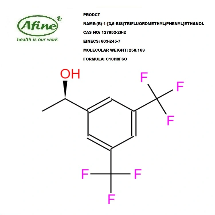 Cas 127852-28-2 (R) -1-[3, 5-bis (TRIFLUOROMÉTHYLE) phényl]éthanol