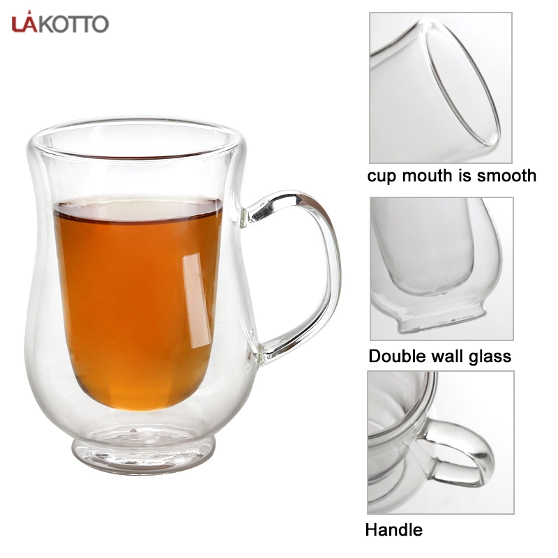 Food Contace Safe Clear Lakotto Tea Glass Cup Glassware with Cheap Price