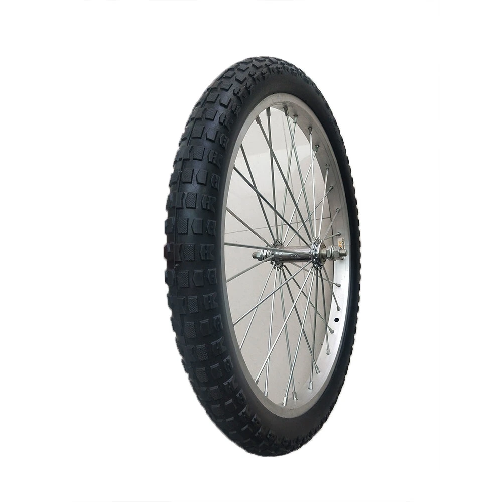 16 pol. 20" as rodas de bicicletas BMX Rodas de borracha para Trolley