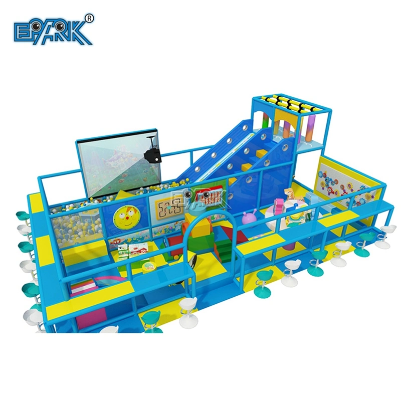 Soft Play Ausrüstung Big Fitness Jumping Unterhaltung Kinder Spielzeug Indoor Trampolin Park