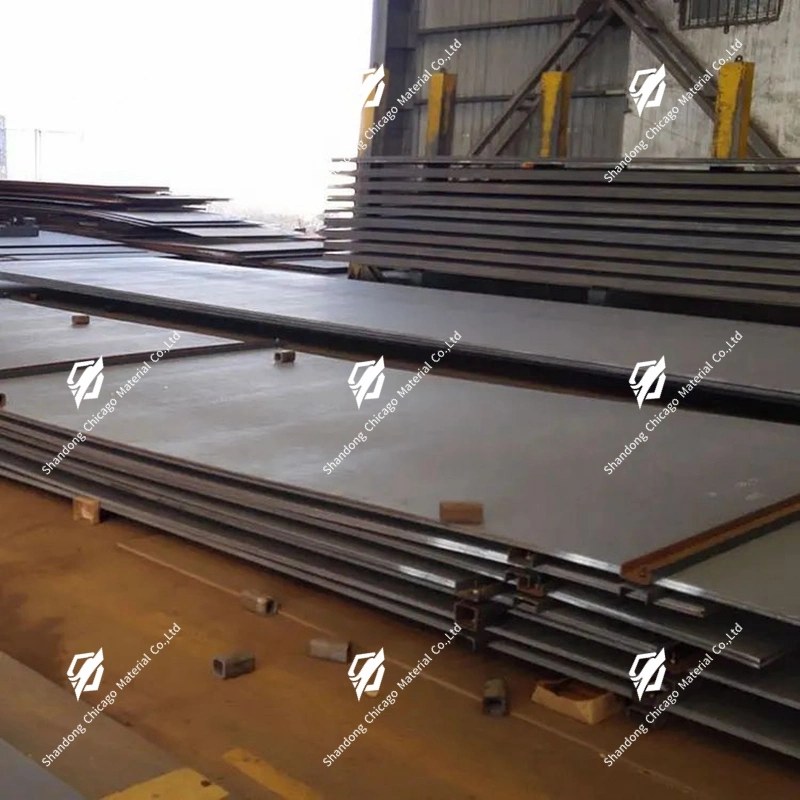 Laminado en caliente Construcción naval placa de acero al carbono St35 St37 A36 D36 E36 F36 Plancha de la hoja de acero del buque para la producción de los buques