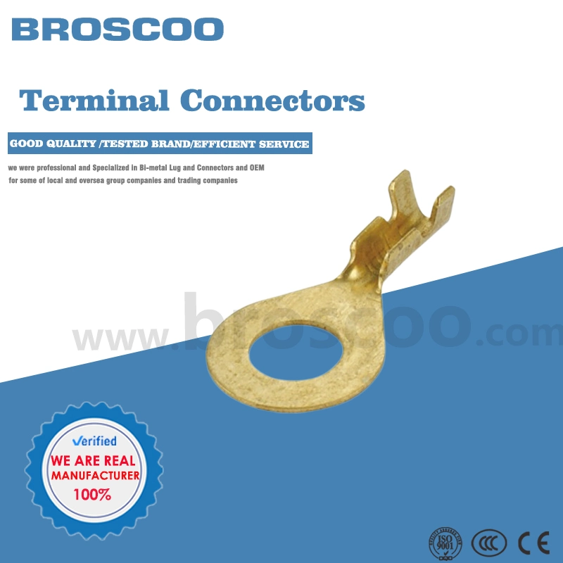 Automoción Non-Insulated Mayorista/Proveedor desnudo de cobre de terminales de anillo circular de RNB