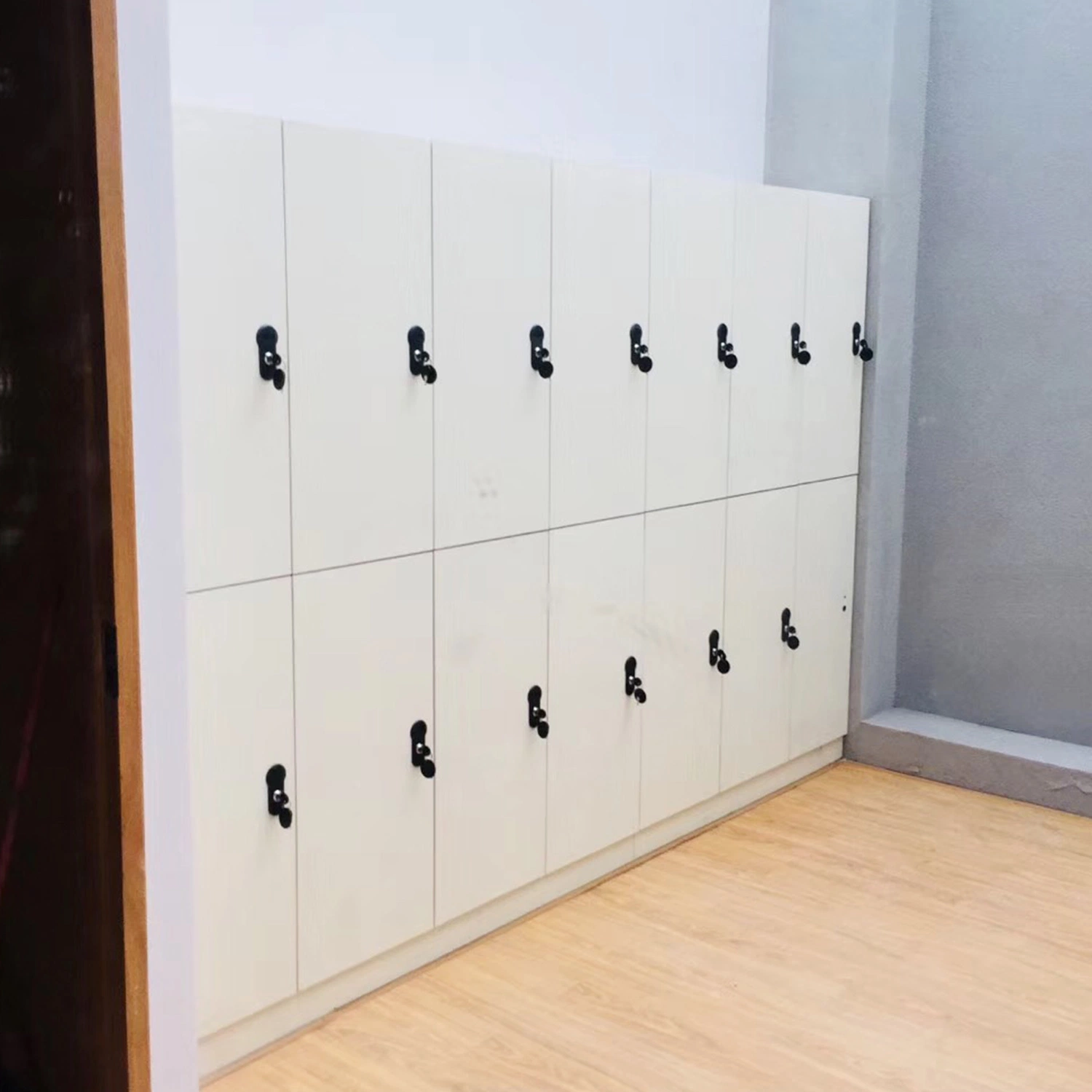 Professional Factory Supply Italian Style 100% HPL Storage Cabinets Kitchen Cabinet Manufacturer