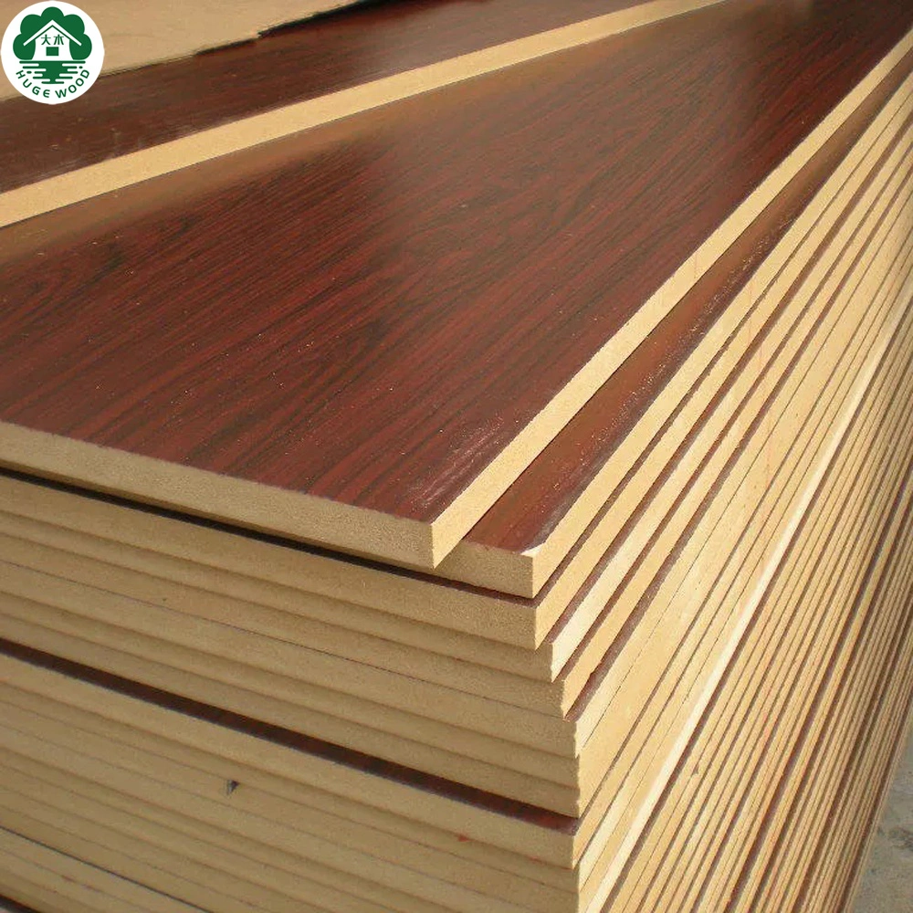 Лист MDF MDF плата Raw средней плотности Prelaminated ДВП МДФ фанера