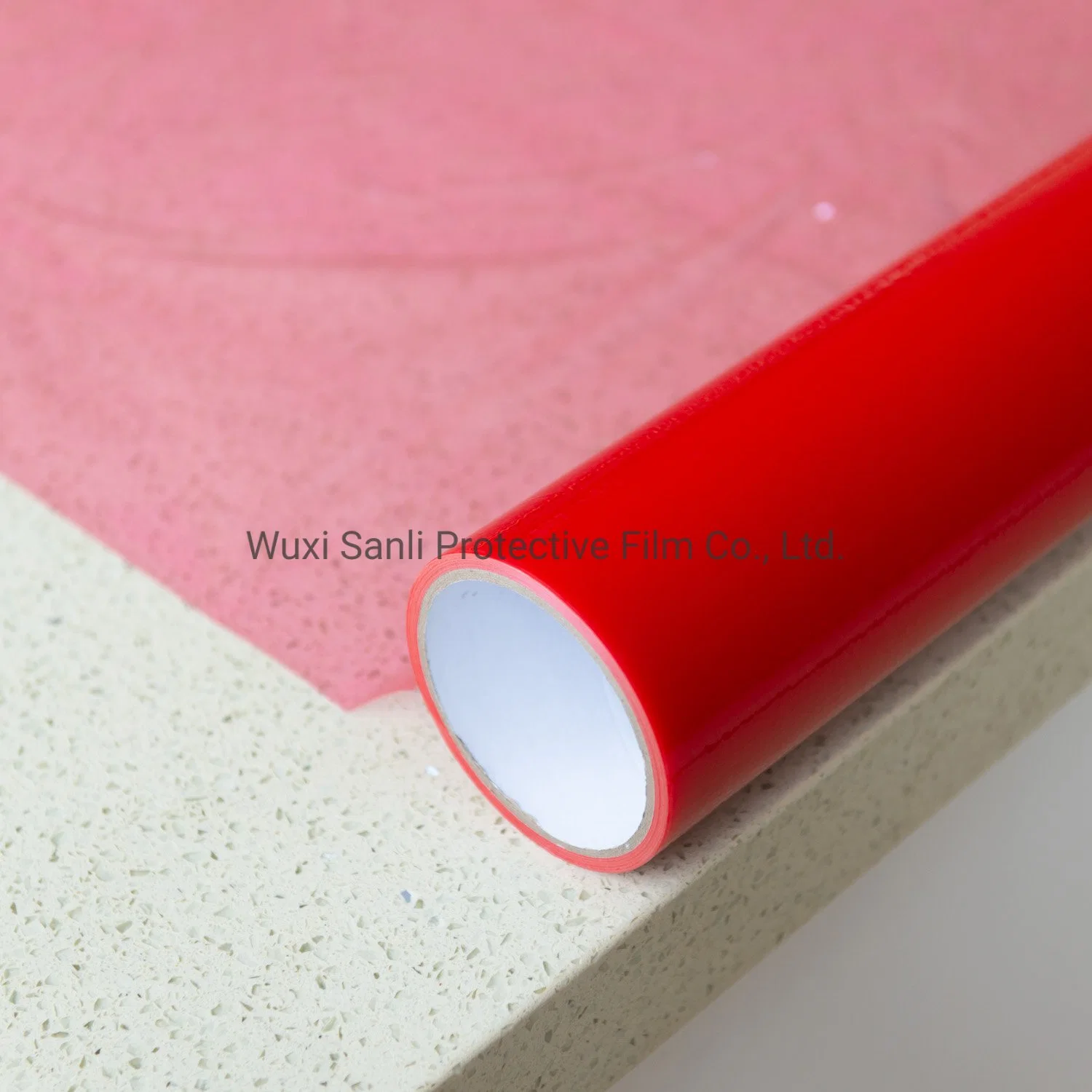 PE Red Transparent Protection Film for Hard Surface Floor