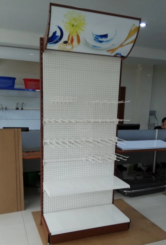 Display Punched Shelf Store Cosmetic Rack