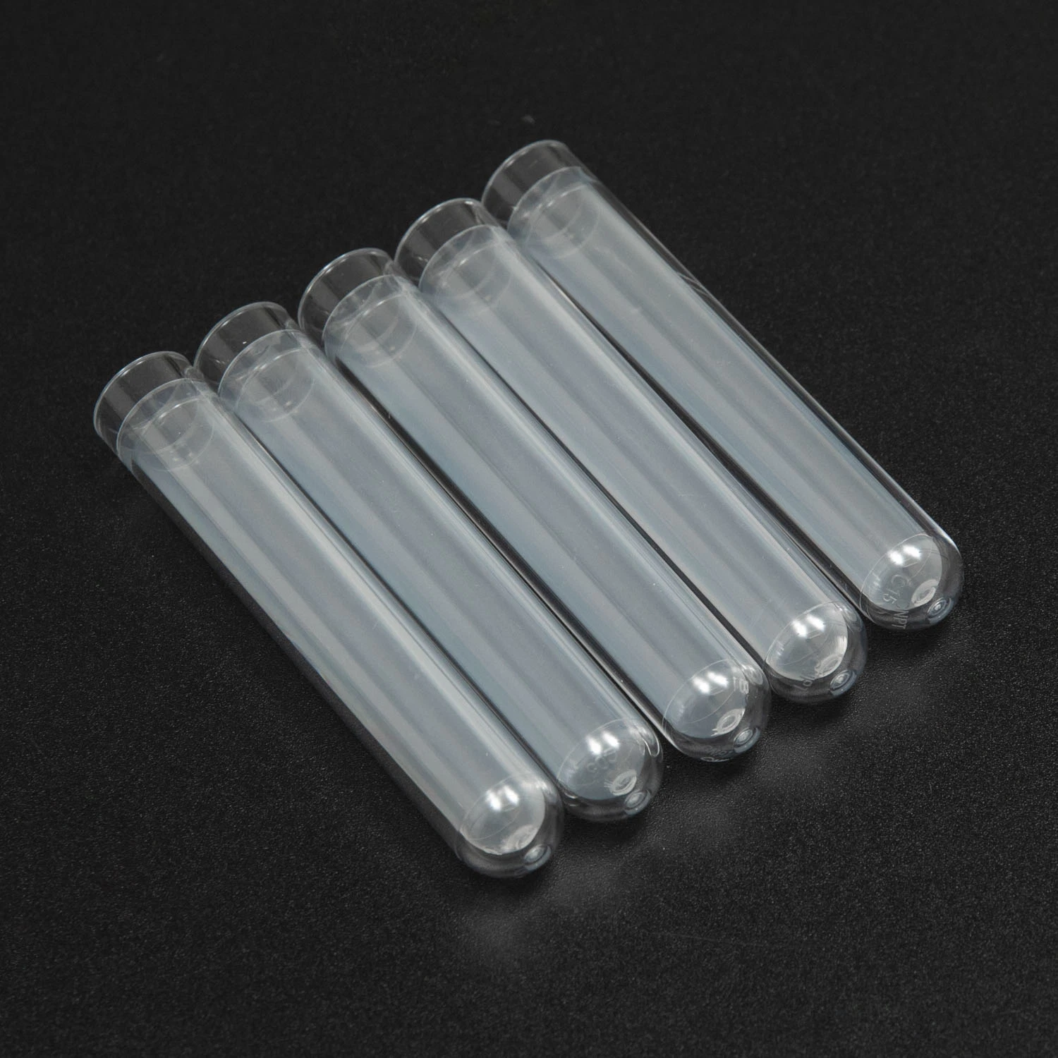 Single Layer and Double Walls Layers Pet Plastic Test Tube of Blood Collection Tube 13*75mm 13*100mm 16*100mm 16*120mm for Blood Collection Tube