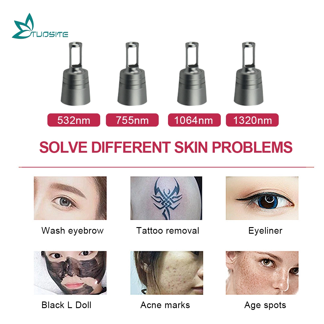 755nm Maschine Q geschaltet ND YAG Laser Pico Tech Skin Bleaching Carbon Peeling Haut Mole Entfernung