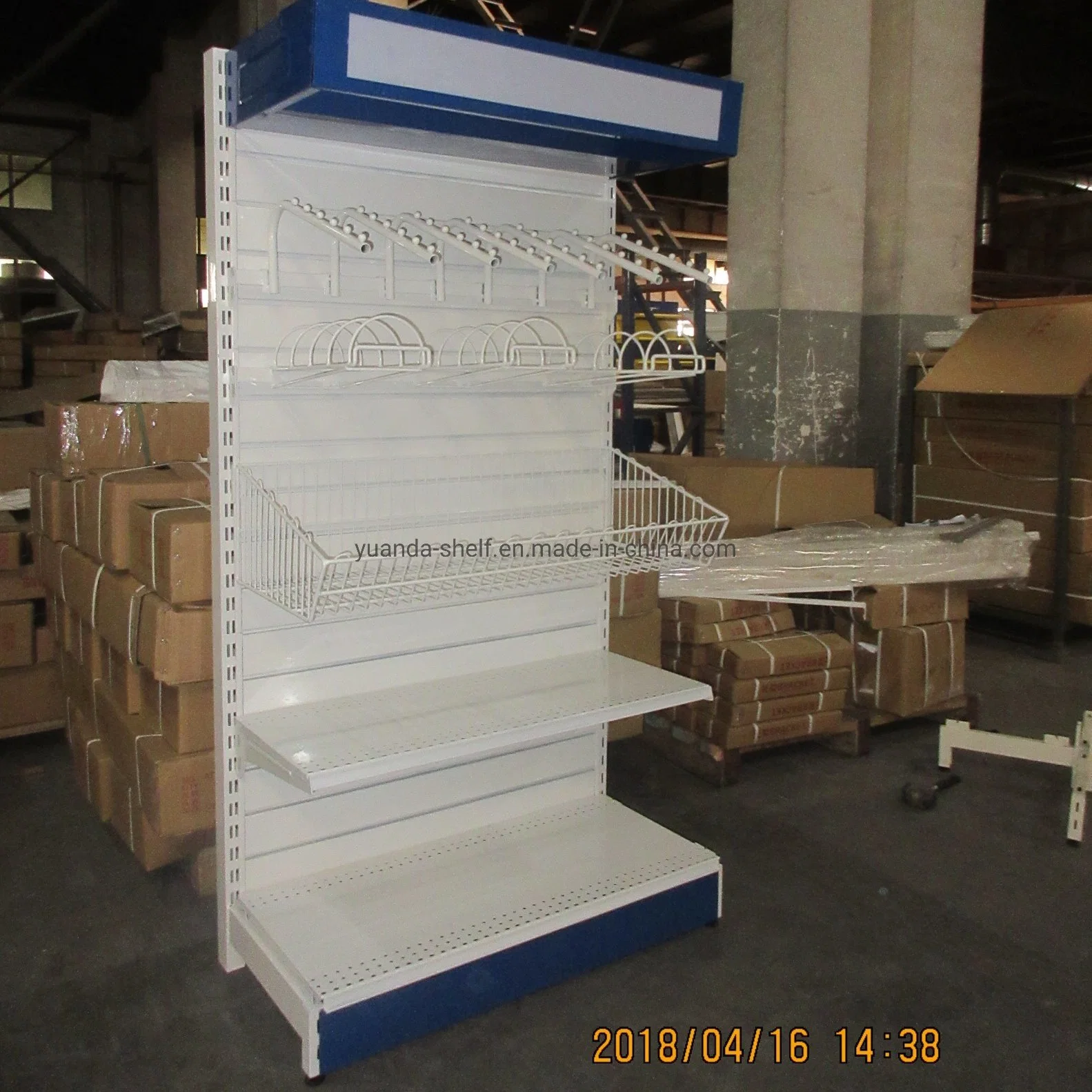 Ce Competitive Price Supermarket Metal Display Shelf