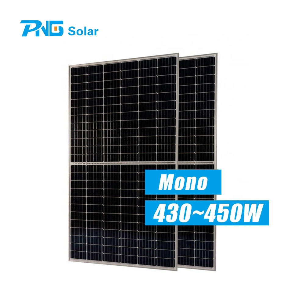 PNG Solar Mono 430W 440W 450W Solar Panel for Commercial Monocrystalline Solar Module