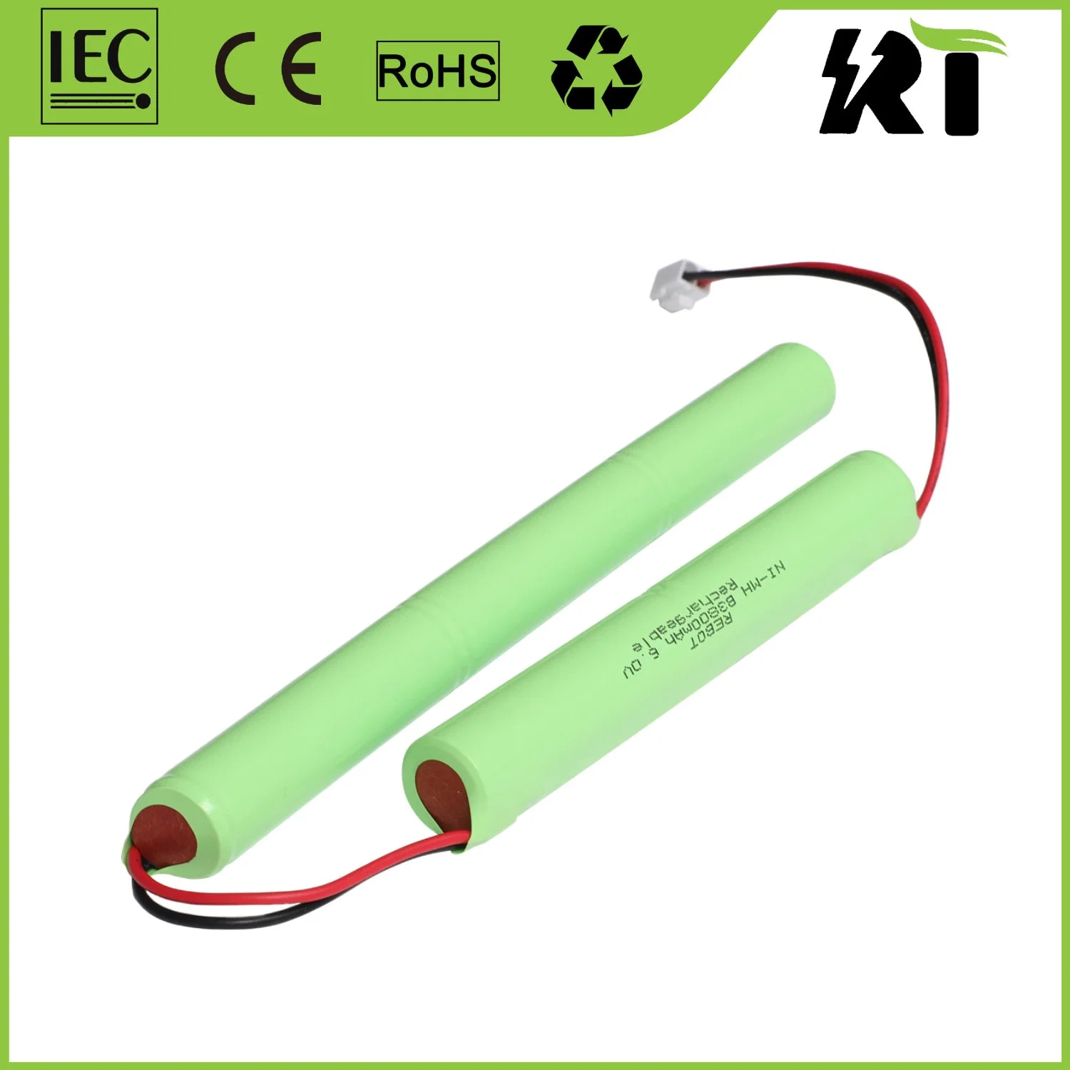 Customized 4.8V AA Ni-MH Rechargeable Battery Pack