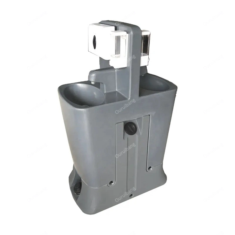 Portable Outdoor Industrial Foot Pedal Hand Wash Basin Station HDPE Plastic Venezuela Restaurant Pedestal Washing Sink