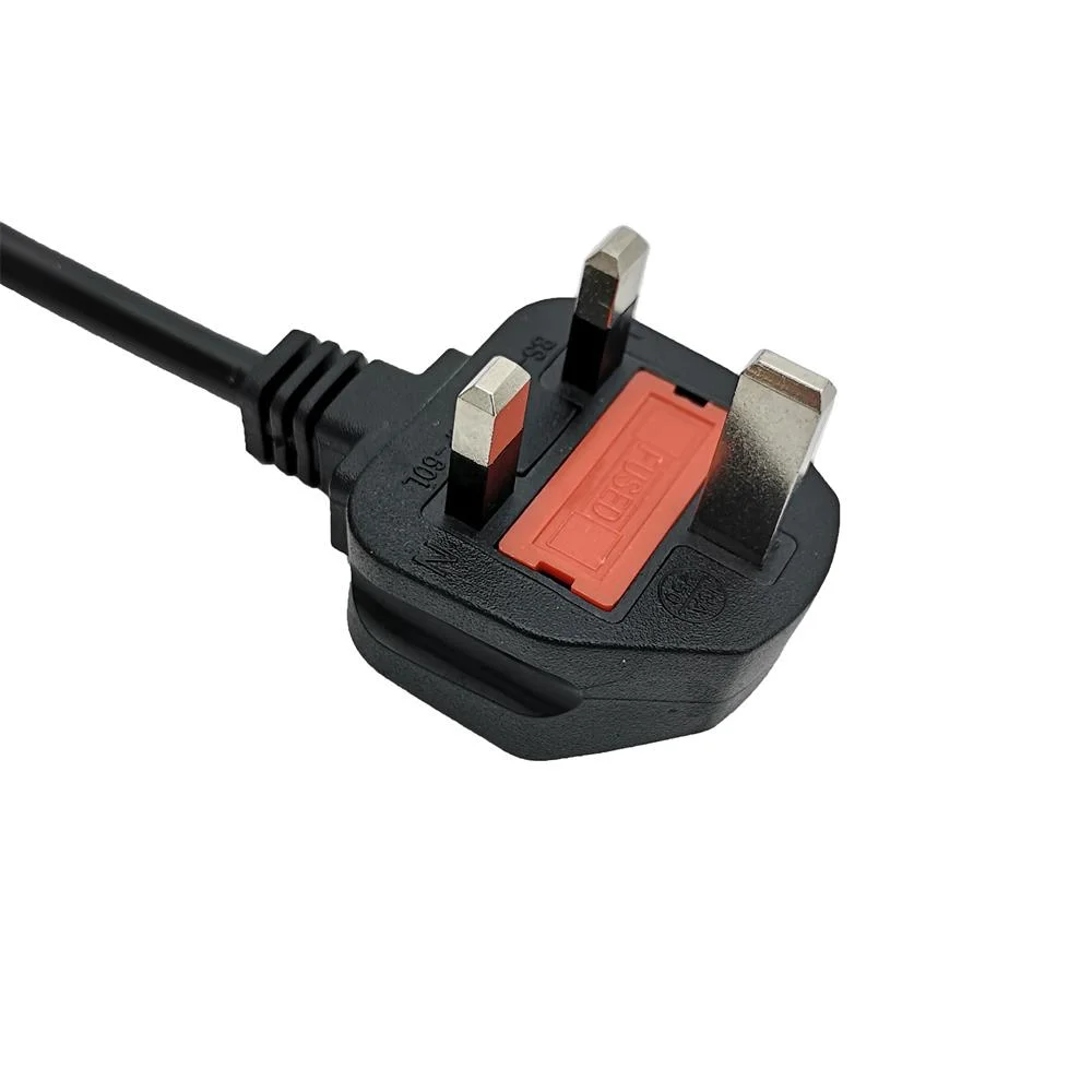 Durable Electrodoméstico D09/IEC320-C7 UK Cable de alimentación con el fusible