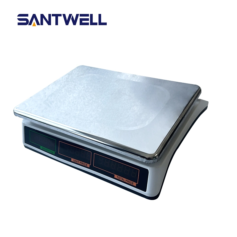 Acs-003 35kg ABS+ Stainless Steel Price Scale Hot Style Digital Electronic Price Table Scale