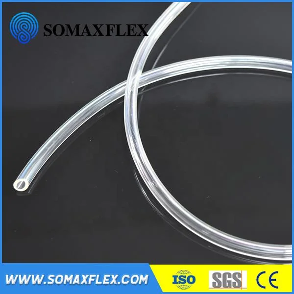 High quality/High cost performance Flexible Transparent PVC Medical Grade Respiratory Oxygen Bubble Hose