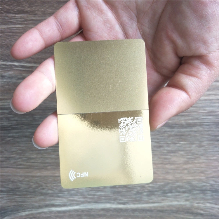 Regular Gold Metal NFC Digital Business Card