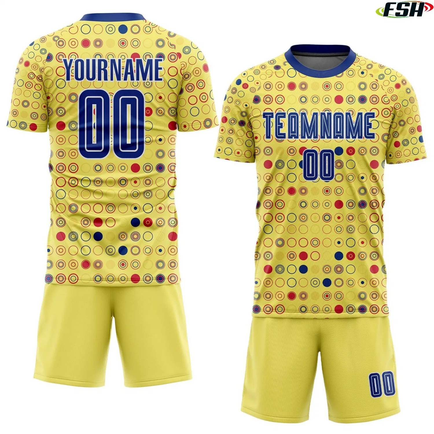 Club Team Latest Designs Youth Sublimated Green Soccer Uniform Set Football Jersey