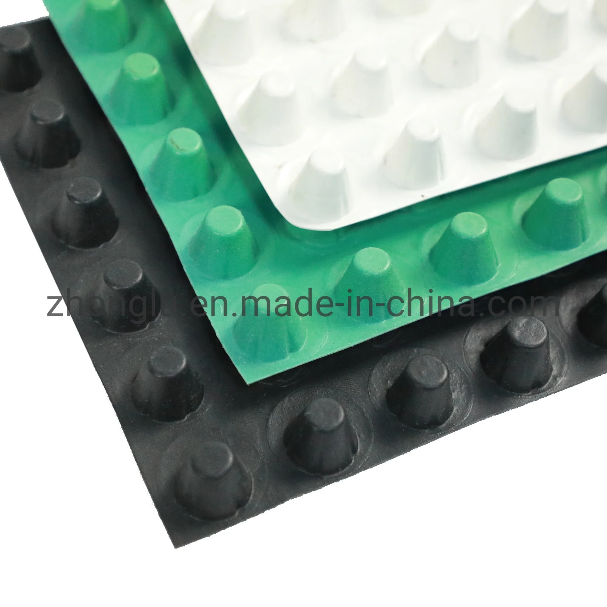 Plastic Drain Sheet 16mm HDPE Dimple Drainage Board