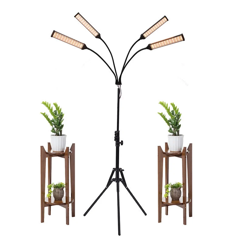 Houseplants cultivo Blooming Cargador montado en el suelo Tripod Stand Full Spectrum Crecimiento