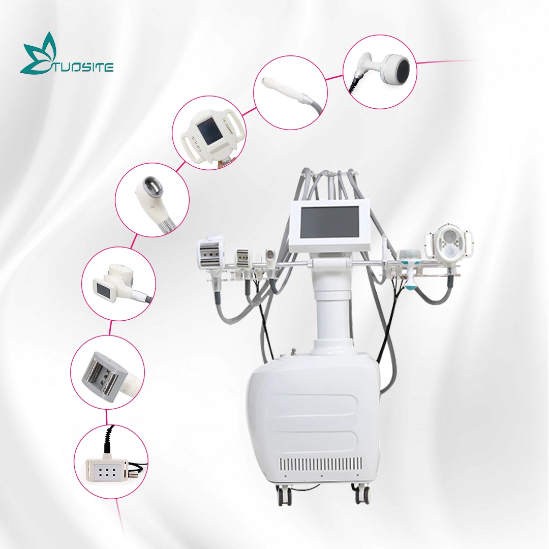 Body Slimming Machine Multi Vacuum Roller Handle with Cavitation 80K RF Cavitation Beauty Equipment