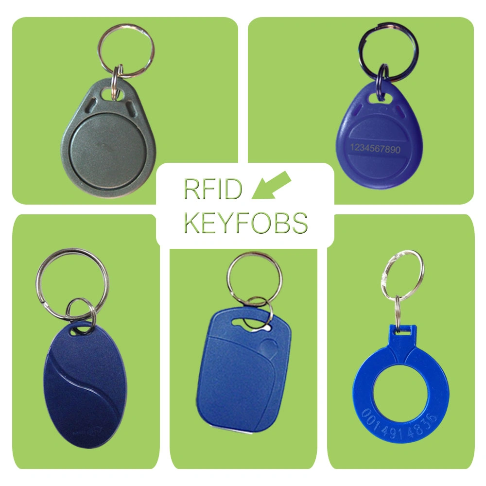 Pequeño Llavero RFID ID clave claves para el tiempo de reloj (KEC20)