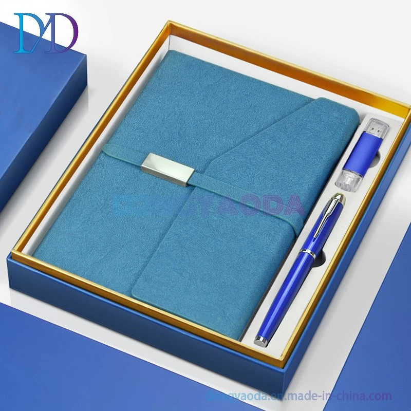 A5 Notebook/U Disk Storage Disk/Gel Pen/Business Diary Set